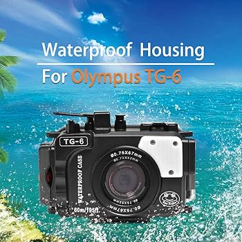 Amazon | Seafrogs 防水ケース オリンパス TG6用 ドームポートと
